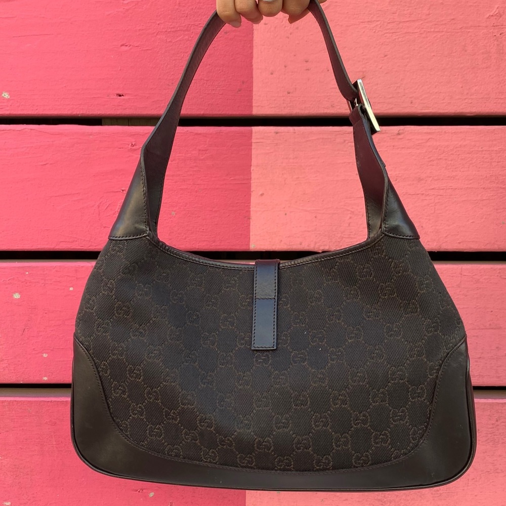 Vintage brown Gucci Jackie hobo bag - Picture 5 of 7